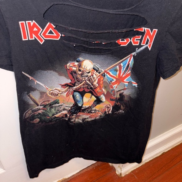 Tops - Iron Maiden Black Graphic T-Shirt